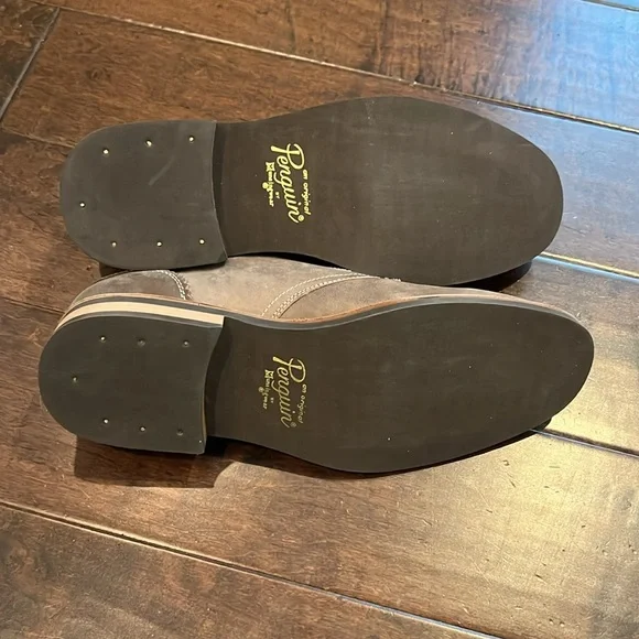 Penguin Men's Brown Leather Shoes size 10.5 - Picture 5 of 8